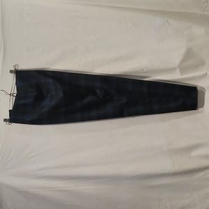 Maurices XL wide elastic waist band plaid business casual pants